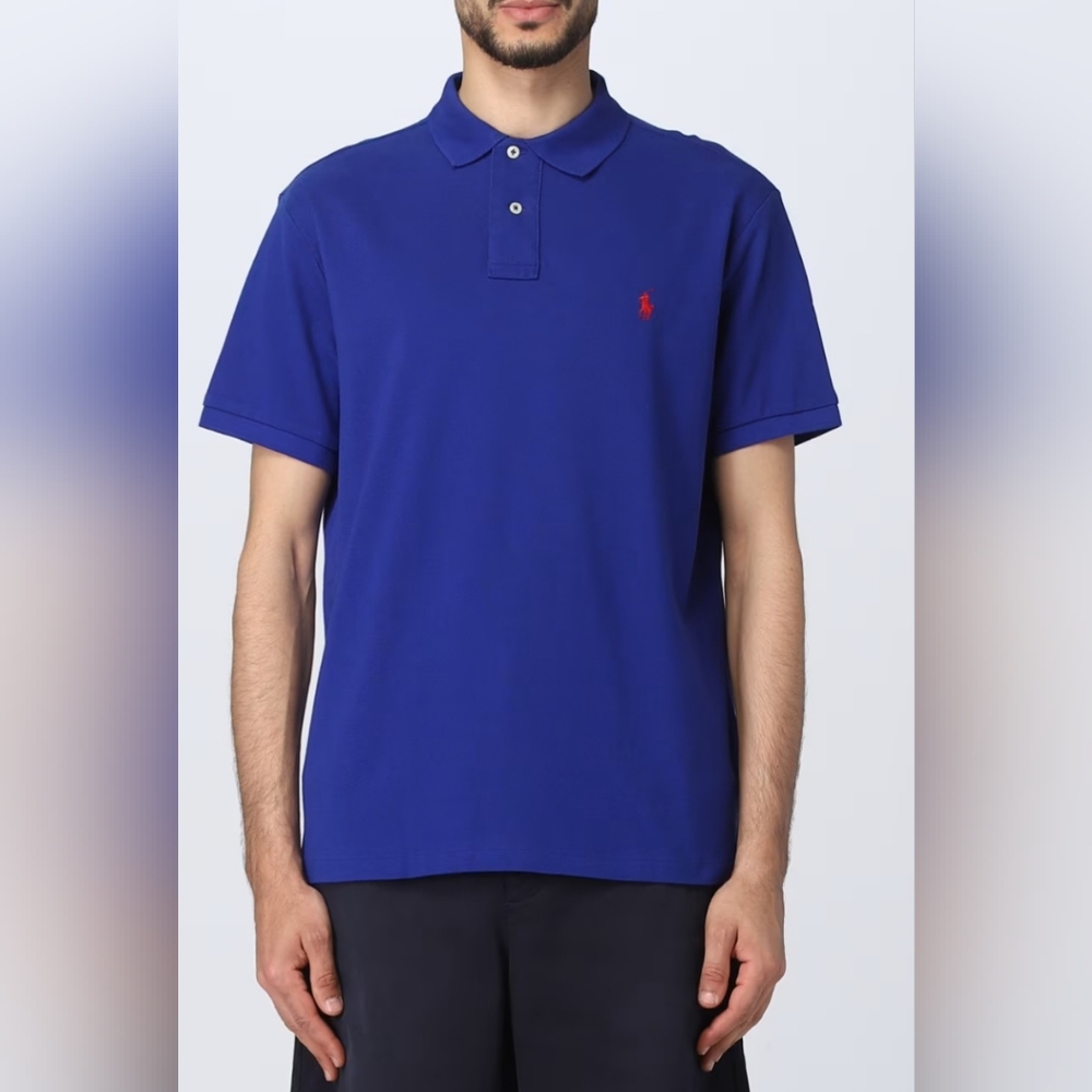 Polo Ralph Lauren Polo Mens Size M Blue Navy Blue Preppy Embroidered Pony Logo